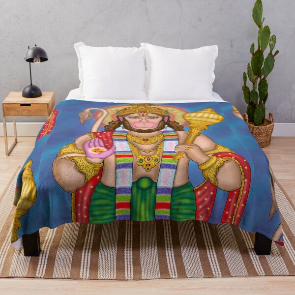 Item preview, Lord Hanuman Digital Drawing | Hindu Deity Spiritual Artwork designed and sold by Harshit_Digital_Arts.