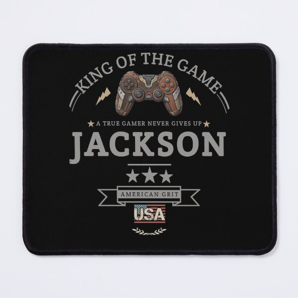 Item preview, Name Of Jackson With Game Controller For Gamers Fans. designed and sold by KIDS FASHION.