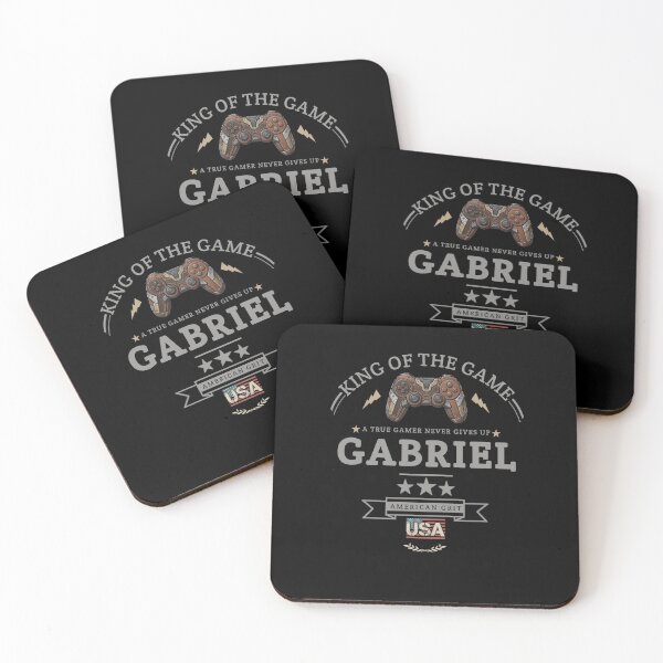 Item preview, Name Of Gabriel With Game Controller For Gamers Fans. designed and sold by KIDS FASHION.