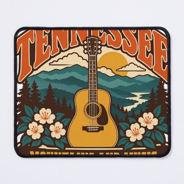 Item preview, Tennessee Gift - Mountains And Music designed and sold by RedRubyBubble.