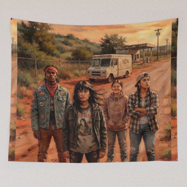 Item preview, Reservation Dogs Comedy Drama Fine Art Tribute designed and sold by Art's Diner.