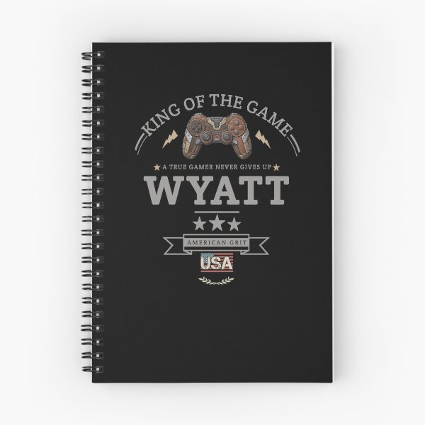 Item preview, Name Of Wyatt With Game Controller For Gamers Fans. designed and sold by KIDS FASHION.
