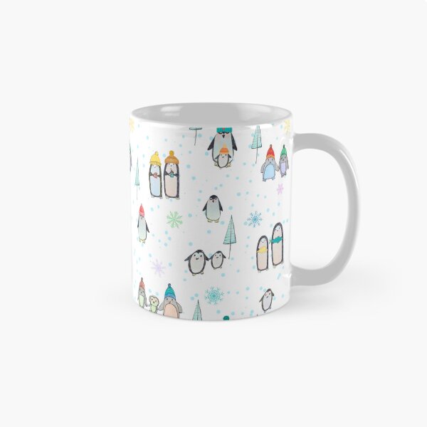 Item preview, Cute penguins hand drawn in watercolor and ink designed and sold by Boy and Belugee Studio.