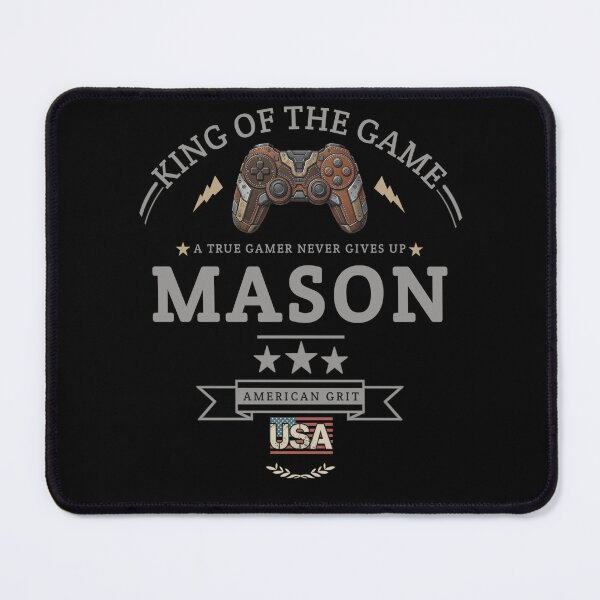 Item preview, Name Of Mason With Game Controller For Gamers Fans. designed and sold by KIDS FASHION.
