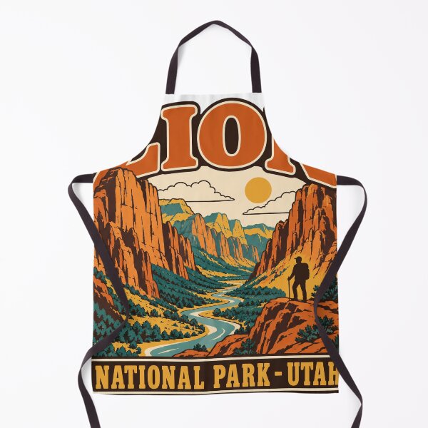 Item preview, Zion National Park Gift - Retro Zion Souvenir designed and sold by RedRubyBubble.