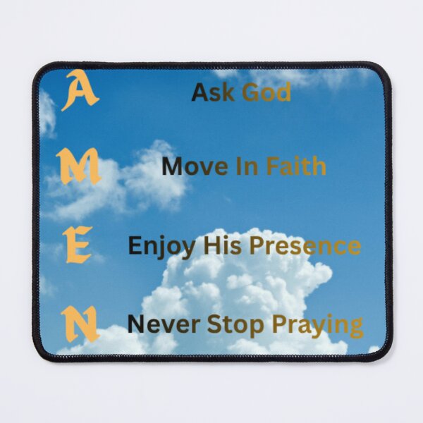 Item preview, AMEN - Ask, Move, Enjoy, Never designed and sold by Bermygirl.