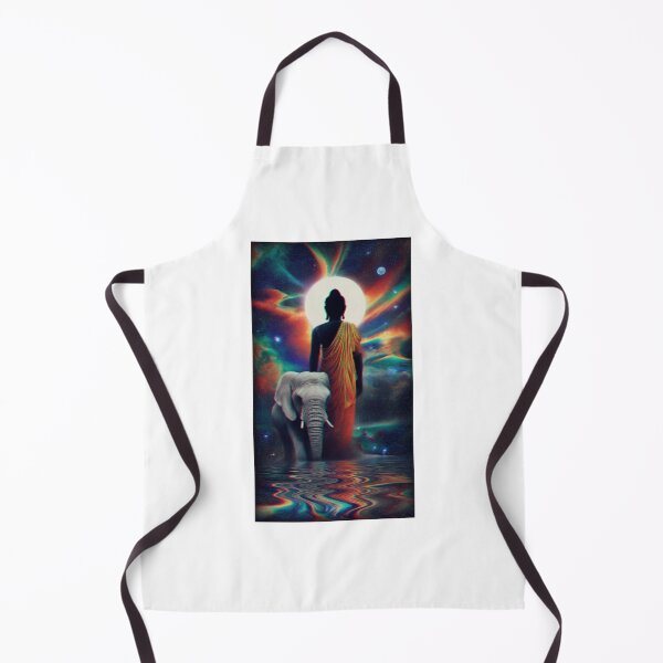 Item preview, Buddha And Elephant Under A Cosmic Sun designed and sold by MongLongStudio.