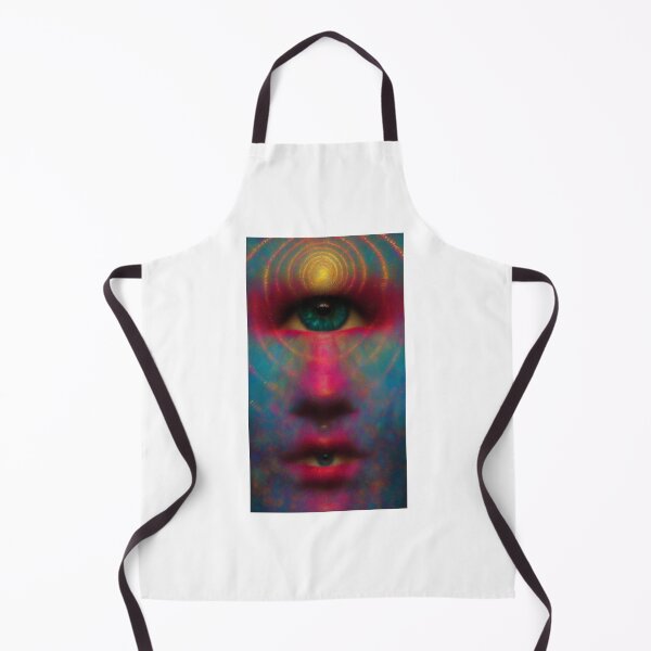 Item preview, The Sunburst Eye Above A Painted Face designed and sold by MongLongStudio.