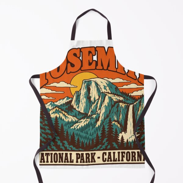 Item preview, Yosemite National Park Gift - Retro Yosemite Souvenir designed and sold by RedRubyBubble.