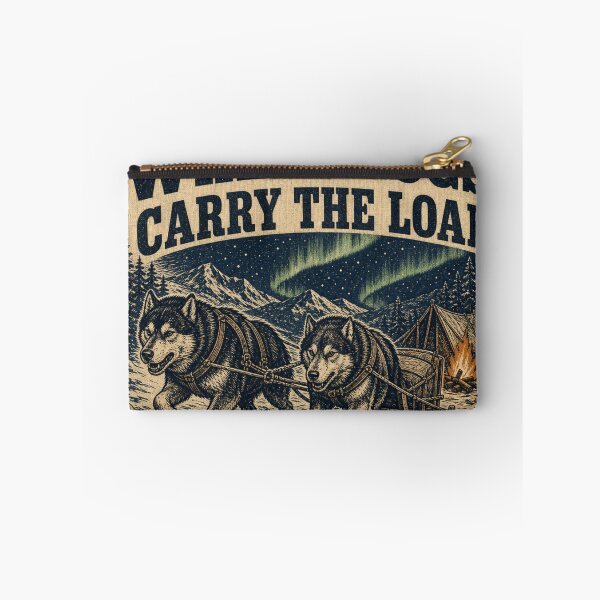 Item preview, Wheel Dogs Carry The Load Strong Sled Dog Team Race Bib designed and sold by BoosterShop.