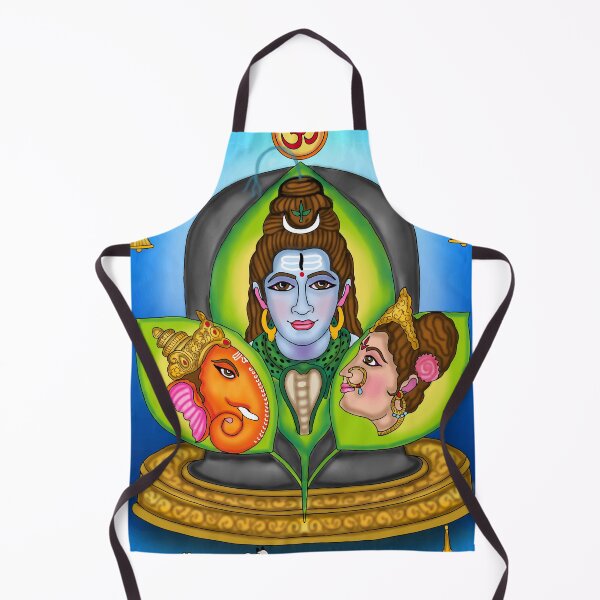 Item preview, Lord Shiva Family Digital Drawing | Hindu Deities Family Artwork designed and sold by Harshit_Digital_Arts.