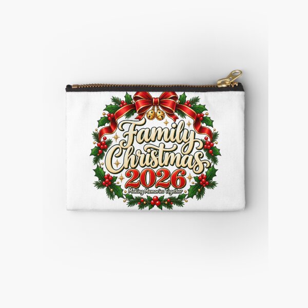 Item preview, Family Christmas 2026 Holly Wreath and Bells designed and sold by skyartdesign.