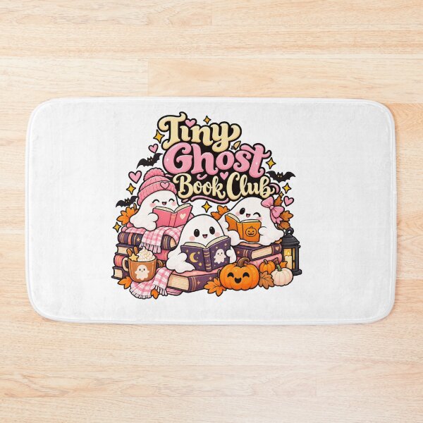 Item preview, Tiny Ghost Book Club – Cute Kawaii Halloween Reading Ghosts designed and sold by RJACreative.