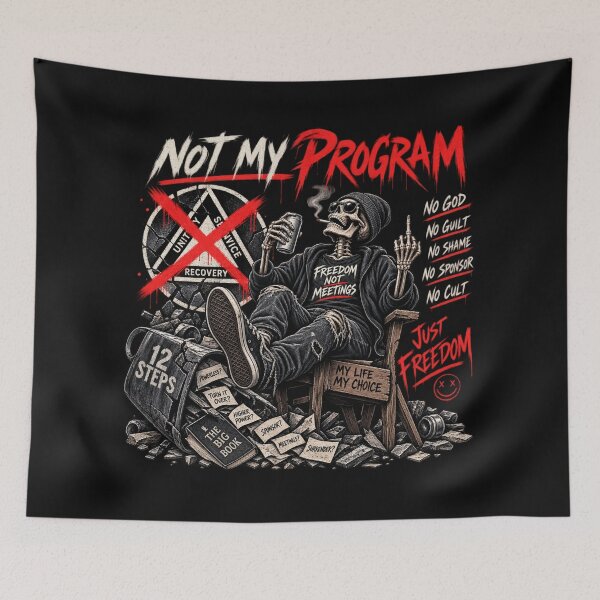 Item preview, Not My Program-Anti AA Design  designed and sold by FakePeopleSuck.