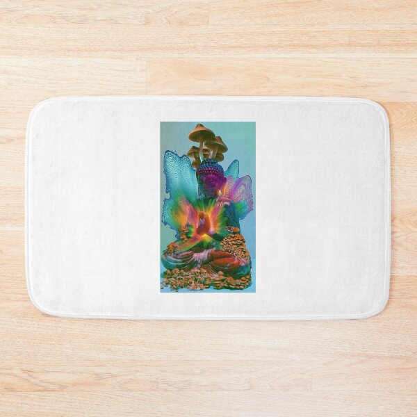 Item preview, Mushrooms Growing From A Rainbow Buddha designed and sold by MongLongStudio.