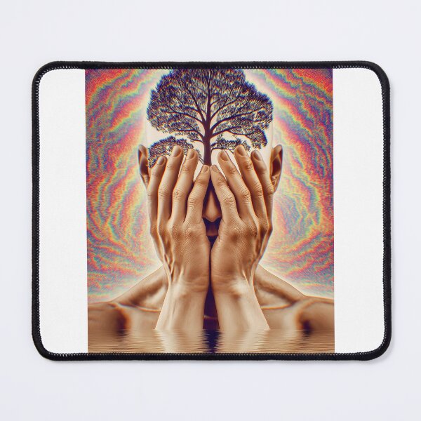 Item preview, The Tree Behind Hands Over A Face designed and sold by MongLongStudio.