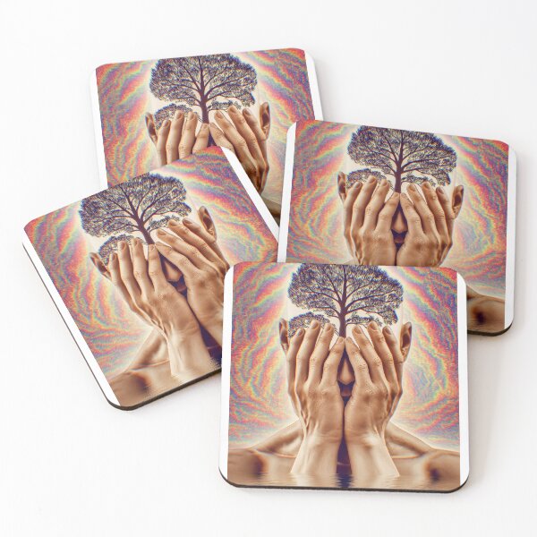 Item preview, The Tree Behind Hands Over A Face designed and sold by MongLongStudio.
