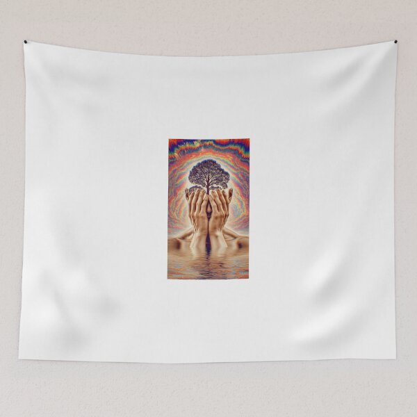 Item preview, The Tree Behind Hands Over A Face designed and sold by MongLongStudio.