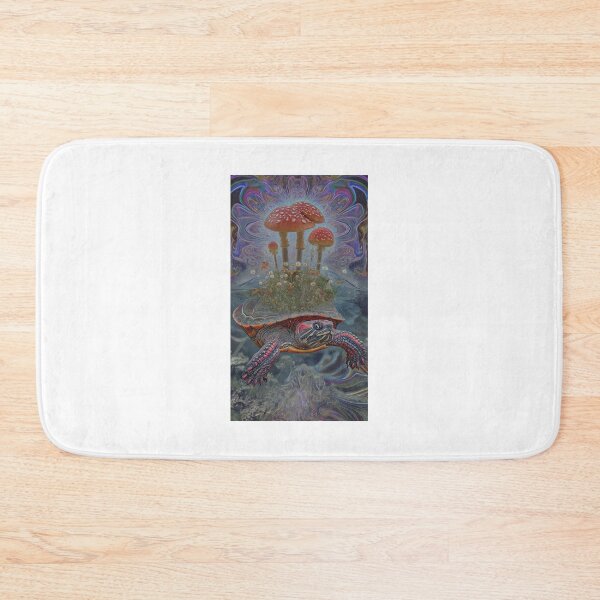 Item preview, The Turtle Carrying A Garden Of Mushrooms designed and sold by MongLongStudio.