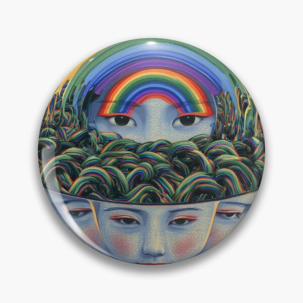 Item preview, The Eyeball Halo Over A Rainbow Mind designed and sold by MongLongStudio.