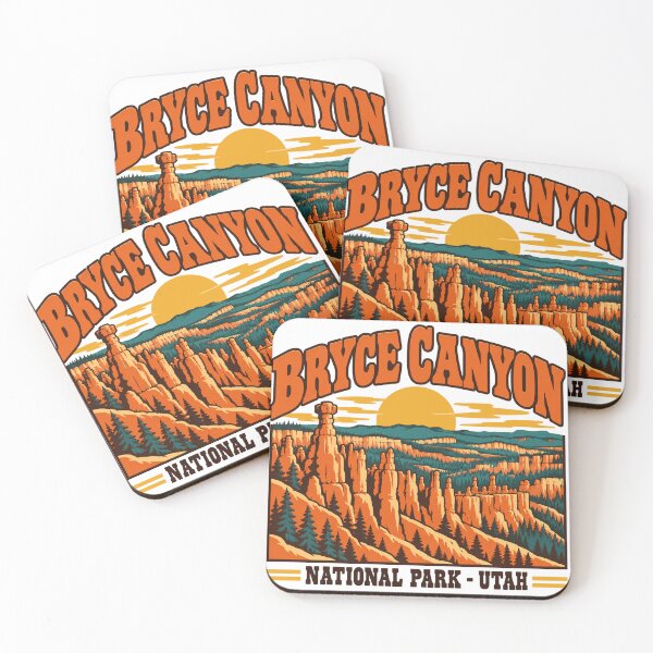 Item preview, Bryce Canyon National Park Gift - Retro Bryce Canyon Souvenir designed and sold by RedRubyBubble.
