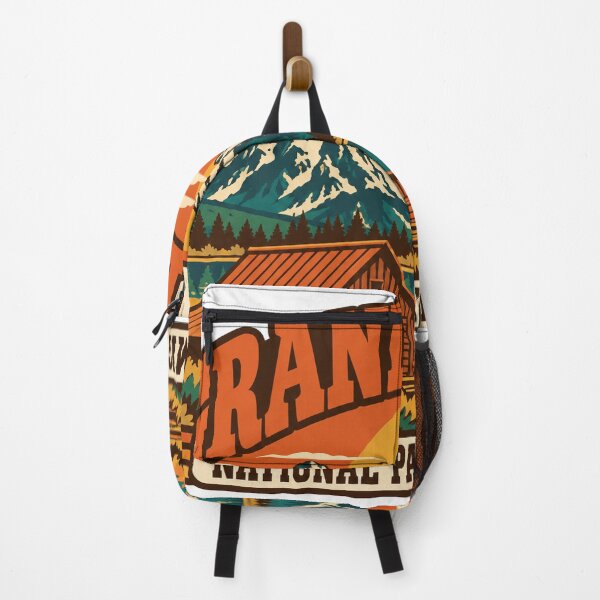 Item preview, Grand Teton National Park Gift - Retro Grand Teton Souvenir designed and sold by RedRubyBubble.