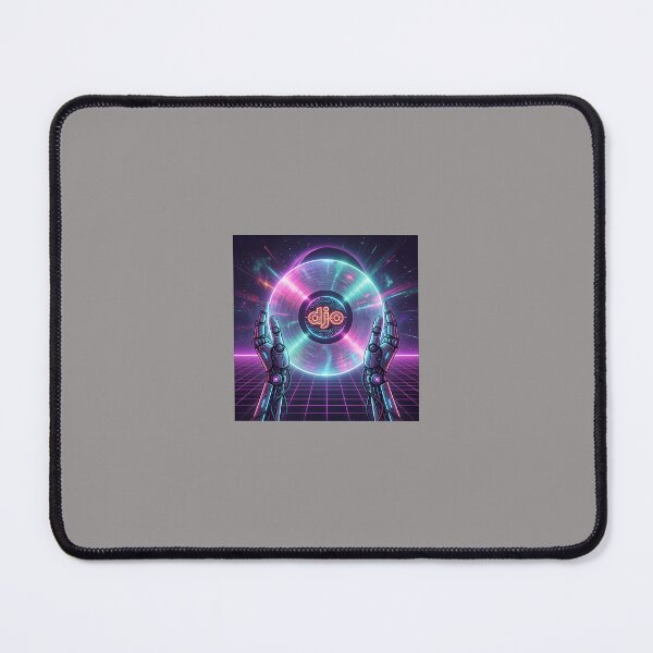 Item preview, DJO Hands Holding Vinyl Record Halftone Design-74 designed and sold by SonjaHafermann.