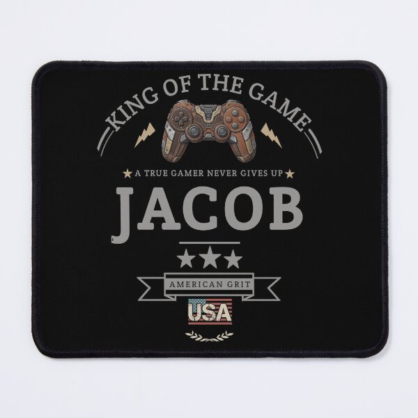 Item preview, Name Of Jacob With Game Controller For Gamers Fans. designed and sold by KIDS FASHION.