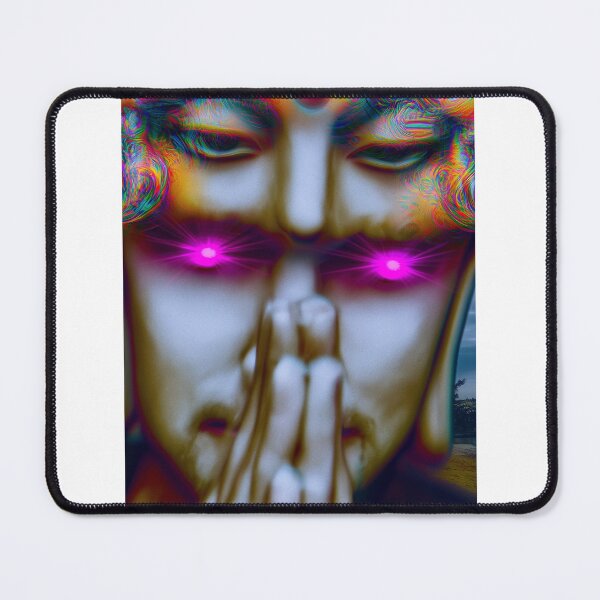 Item preview, Neon Eyed Buddha in Prayer designed and sold by MongLongStudio.