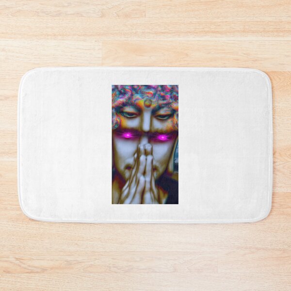 Item preview, Neon Eyed Buddha in Prayer designed and sold by MongLongStudio.
