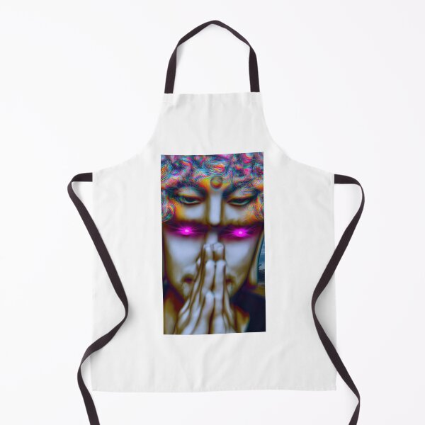 Item preview, Neon Eyed Buddha in Prayer designed and sold by MongLongStudio.