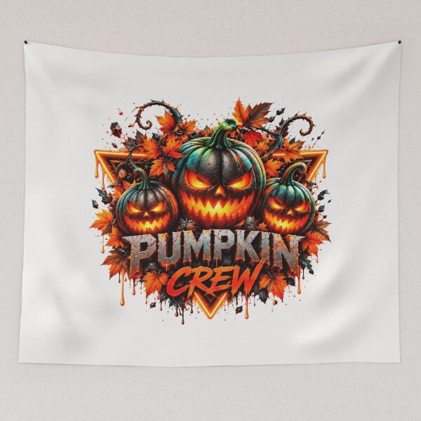 Item preview, Pumpkin Crew Neon Halloween designed and sold by DansCreations42.