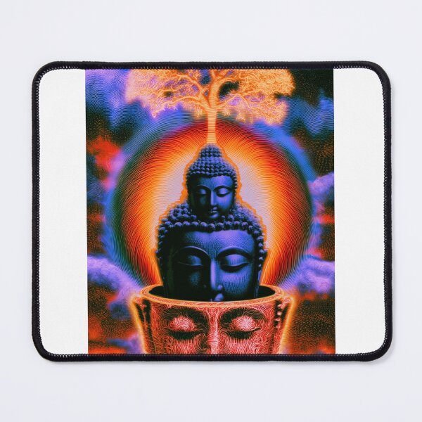 Item preview, Nested Buddhas Under a Flame Tree designed and sold by MongLongStudio.