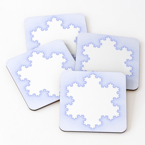Item preview, Koch Snowflake Fractal designed and sold by FractalMultiverse.