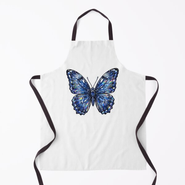 Item preview, Morpho Butterfly Crystal Sticker - Sapphire Blue Diamond Butterfly designed and sold by FineLineBotanical .