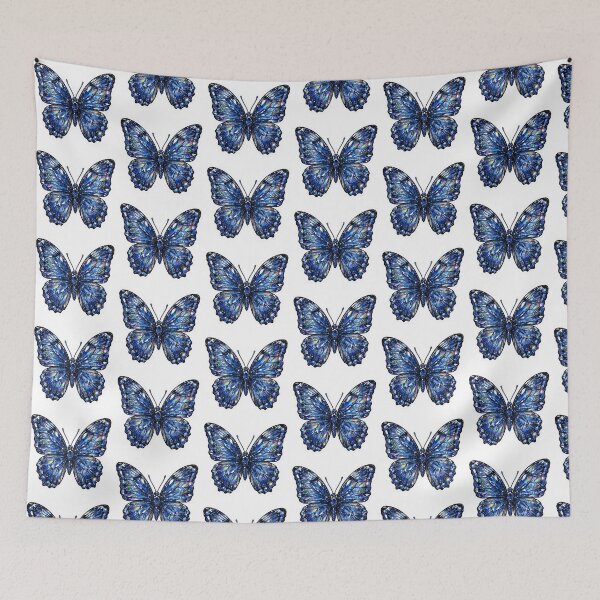 Item preview, Morpho Butterfly Crystal Sticker - Sapphire Blue Diamond Butterfly designed and sold by Crystal Critters .