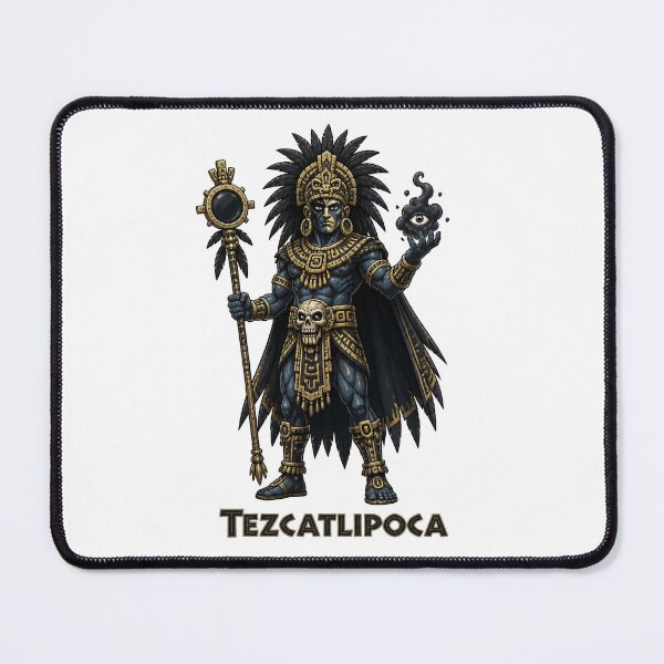 Item preview, Tezcatlipoca, the Mexica (Aztec) God of Night, Sorcery, and Destiny designed and sold by ArteTeoma.