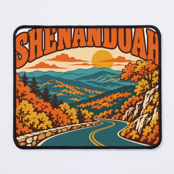 Item preview, Shenandoah National Park Gift - Retro Shenandoah Souvenir designed and sold by RedRubyBubble.