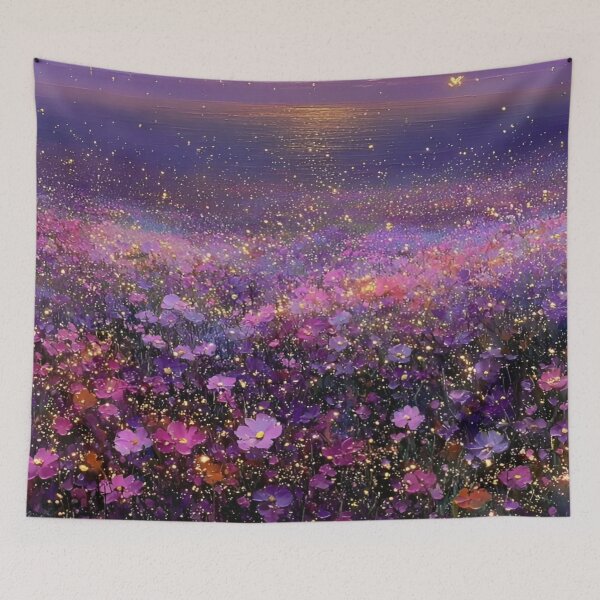 Item preview, Gustav Klimt Flower Garden Vivid Seamless Flowers Vintage Floral Patterns Digital Art Illustration designed and sold by Matt_Smith.