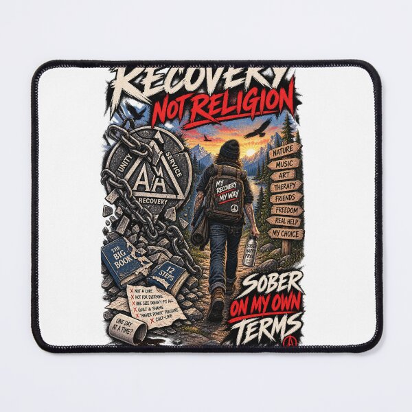Item preview, Recover Not Religion-Anti AA designed and sold by FakePeopleSuck.