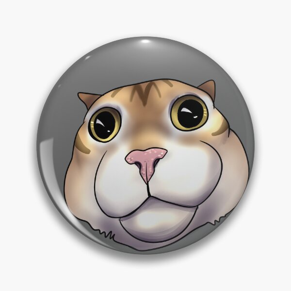 Item preview, Funny cat reaction sticker round designed and sold by GnomelyDragon.