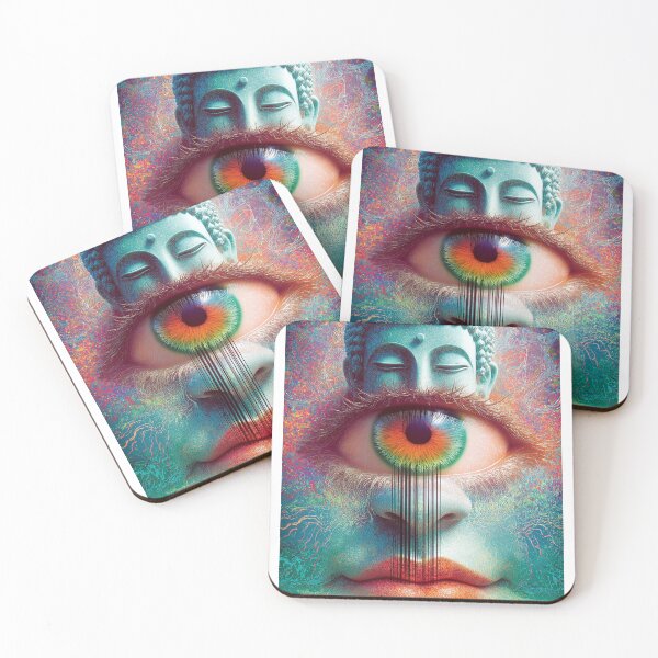 Item preview, Buddha Crown Over a Rainbow Eye designed and sold by MongLongStudio.