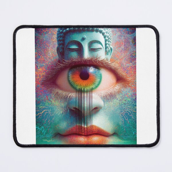Item preview, Buddha Crown Over a Rainbow Eye designed and sold by MongLongStudio.