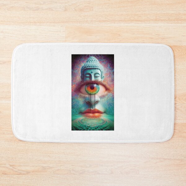 Item preview, Buddha Crown Over a Rainbow Eye designed and sold by MongLongStudio.