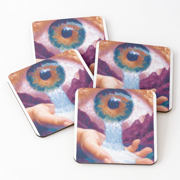 Item preview, Open Palm Catching a Waterfall Eye designed and sold by MongLongStudio.