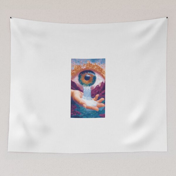 Item preview, Open Palm Catching a Waterfall Eye designed and sold by MongLongStudio.