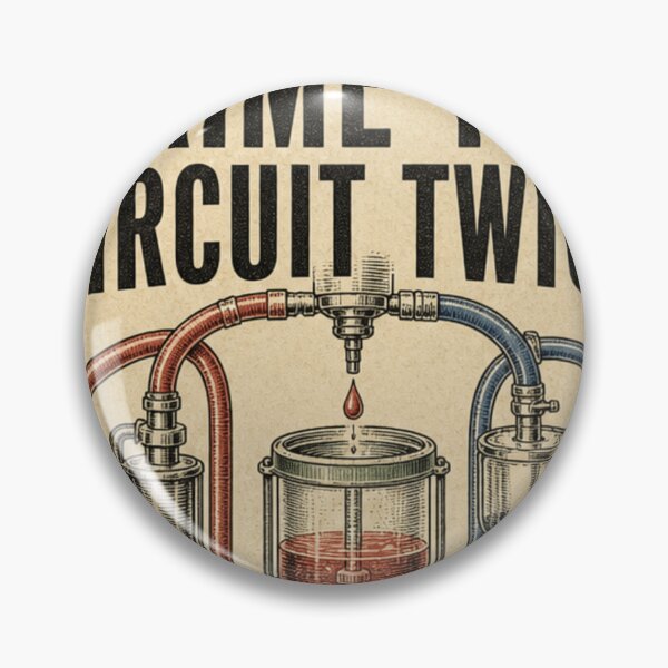 Item preview, Prime The Circuit Twice Perfusionist Cardiac Surgery Hospital Tag designed and sold by BoosterShop.