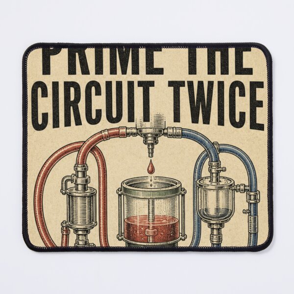 Item preview, Prime The Circuit Twice Perfusionist Cardiac Surgery Hospital Tag designed and sold by BoosterShop.