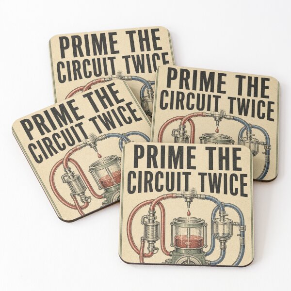 Item preview, Prime The Circuit Twice Perfusionist Cardiac Surgery Hospital Tag designed and sold by BoosterShop.