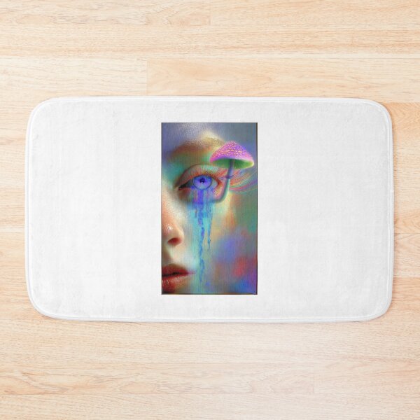 Item preview, Blue Eye Weeping Beside a Mushroom designed and sold by MongLongStudio.